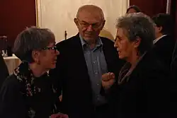 Jiří Müller (uprostřed) na setkání chartistů (2017)