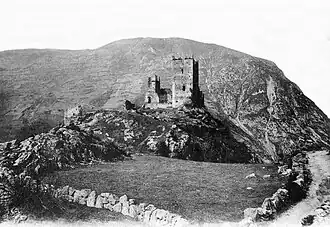 hrad Miglos v roce 1900