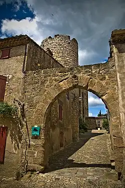 pohled na hrad Villerouge-Termenes