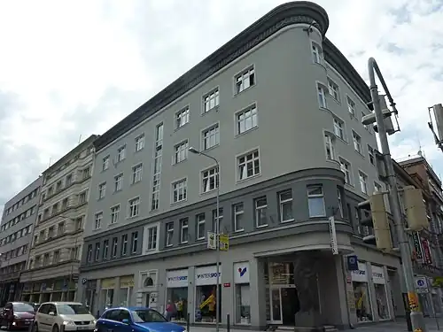 Bývalá Česká eskomptní banka, Cheb, Májová 31, 1928–1929