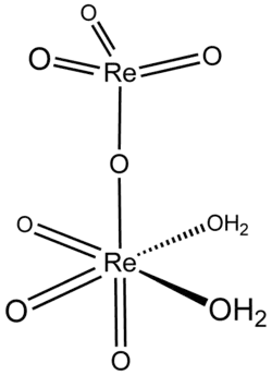 Struktura kyseliny rhenisté