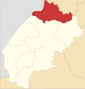 Poloha rajónu ve Lvovské oblasti