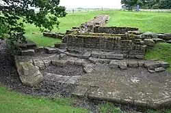 Opěrný pilíř Chesters Bridge a Hadriánův val