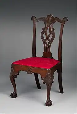 Židle, Thomas Chippendale