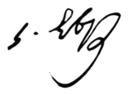 Nikolaj Čcheidze – podpis