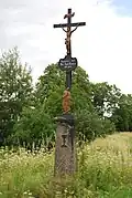 Kříž za obcí