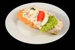 Český obložený chlebíček