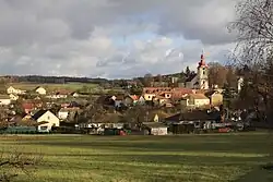 Kostel sv. Václava jako krajinná dominanta