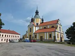 Farní kostel Nanebevzetí Panny Marie v Chlumu u Třeboně.