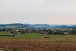 Pohled ze silnice do Pěčnova