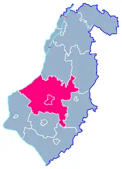 Gmina Chojna na mapě