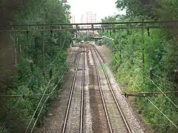 nástupiště zastávky