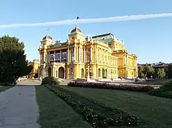 Chorvatské národní divadlo v Záhřebu