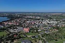Letecký pohled na Choszczno