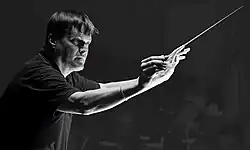 Christian Thielemann během zkoušky , 2015