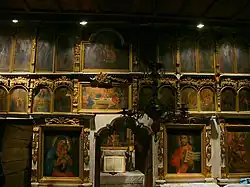 ikonostas chrámu svatého Michala Archanděla (Inovce)