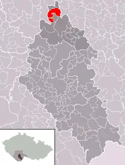 Chrášťany na mapě