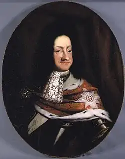 Kristián V. Dánský, obraz od d'Agar