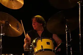 Christian Vander na festivalu Fort en Jazz ve Francheville ve Francii v roce 2009