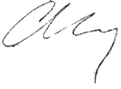 Christopher A. Wray – podpis