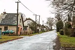 Pohled na jižní část obce (2015)