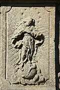 detail reliéfu Panny Marie Immaculaty
