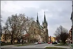 Arciděkanský kostel Nanebevzetí Panny Marie v Chrudimi.