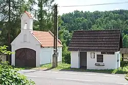 Autobusová zastávka v Chudolazech