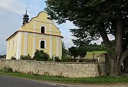 Kostel od jihozápadu