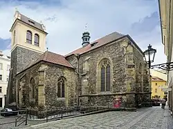 Újezd u Svatého Martina - kostel svatého Martina ve zdi