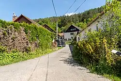 Osada Chytálky patřící pod Újezd u Tišnova