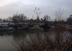 Ruiny bývalého mostu