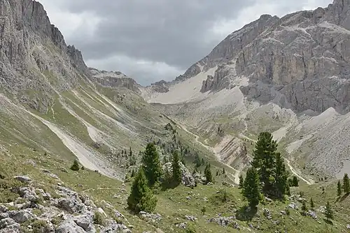 Údolí Forces de Siëles a stejnojmenné sedlo