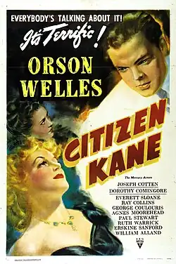 Orson Welles, Charles Foster Kane, Dorothy Comingore a Ruth Warricková