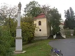 Mariánský sloup z roku 1713