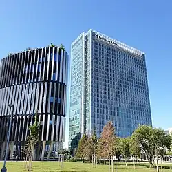 Sídlo RB v mrakodrapu City Tower v Praze na Pankráci