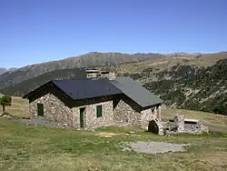 Refugi de Claror, Pyreneje, Španělsko