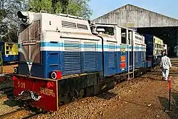 Class NMD1 Diesel Locomotive, No 501, Neral Station, India, 08/01/2008