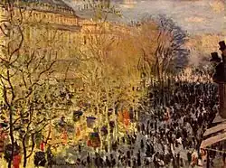 Claude Monet, Boulevard des Capucines v Paříži