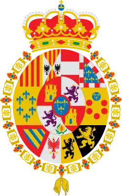 Erb Alfonse XIII. Španělského