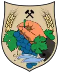 Izsófalva – znak