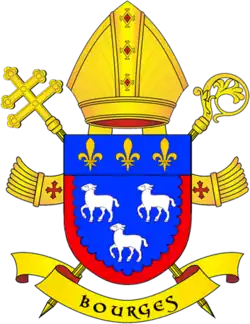 Znak arcidiecéze Bourges