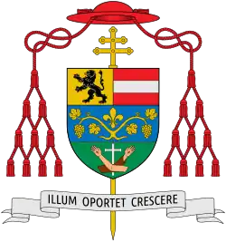 Schéma znaku primase německých zemí (znak Mons. Lacknera, arcibiskupa salcburského)