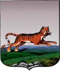 Městský znak z roku 1790 s tygrem