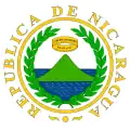 Nikaragujský státní znak (1854–1908)