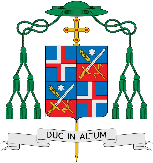 Znak biskupa Pavla Posáda jako 19. litoměřického biskupa