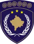Logo Prozatímních institucí samosprávy, neoficiální kosovský znak (2003–2008)