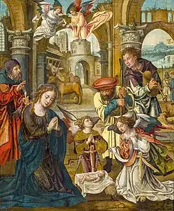 Pieter Coecke van Aelst, Klanění pastýřů, 1540