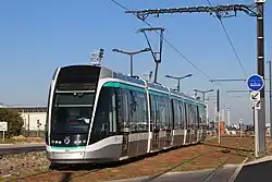 Novější vozy Alstom Citadis 302 jezdí na linkách T7 a T8