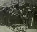 Fronta na chleba v Berlíně v roce 1918